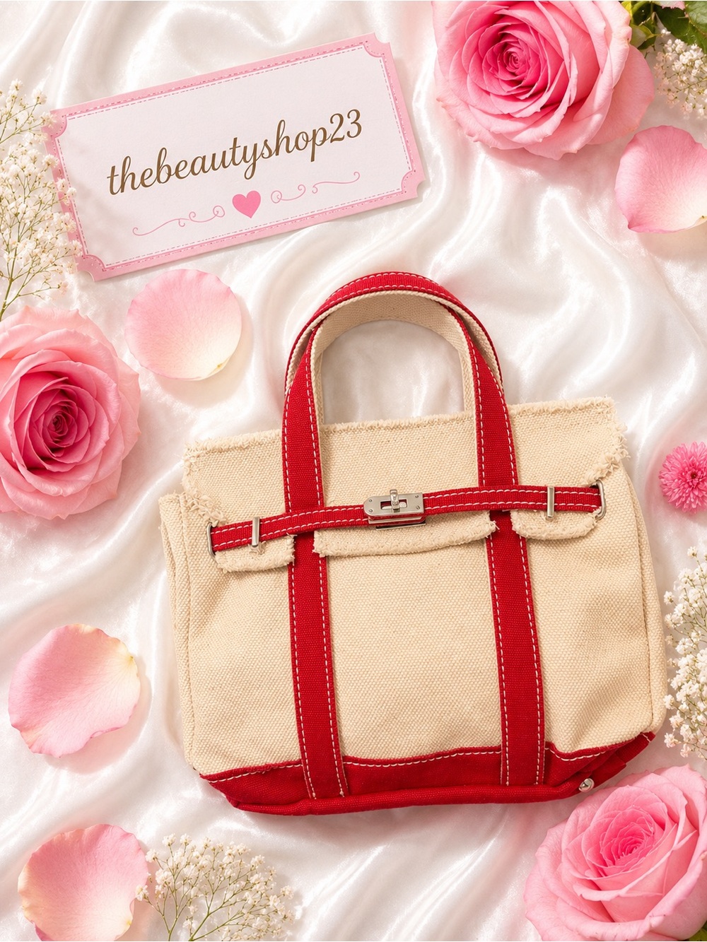 Viral TikTok TJ Maxx Canvas Birkin 25 Style Bag